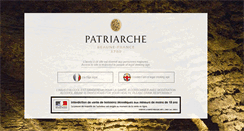Desktop Screenshot of patriarche.com
