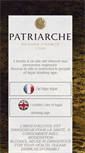 Mobile Screenshot of patriarche.com